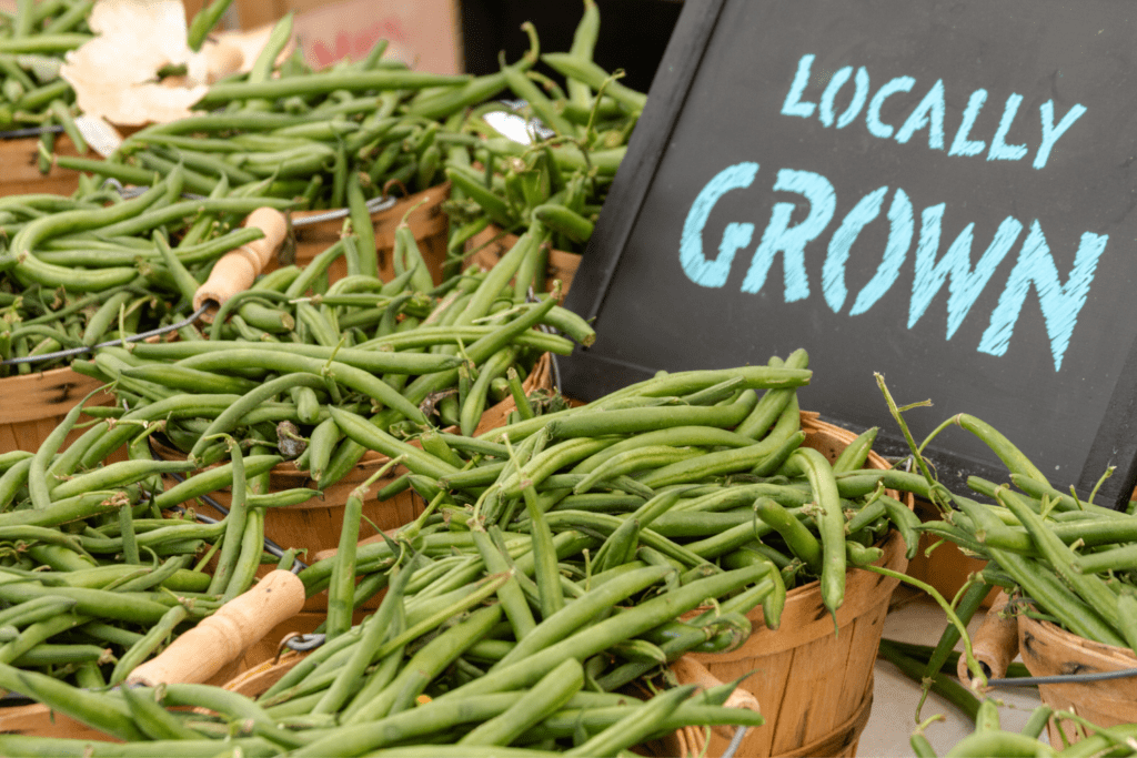 Locally Grown Vegetables